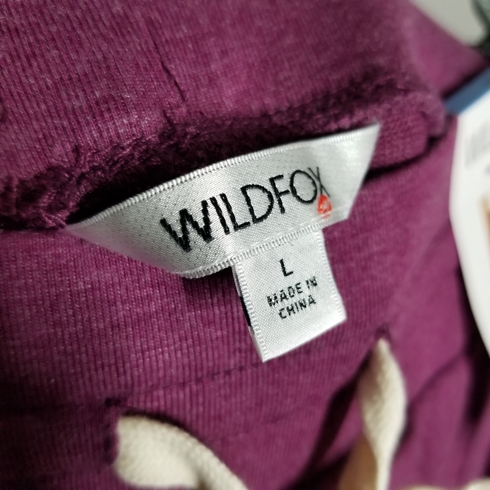 Wildfox | NWT Everyday Cozy Magenta Purple Joggers - Picture 4 of 8